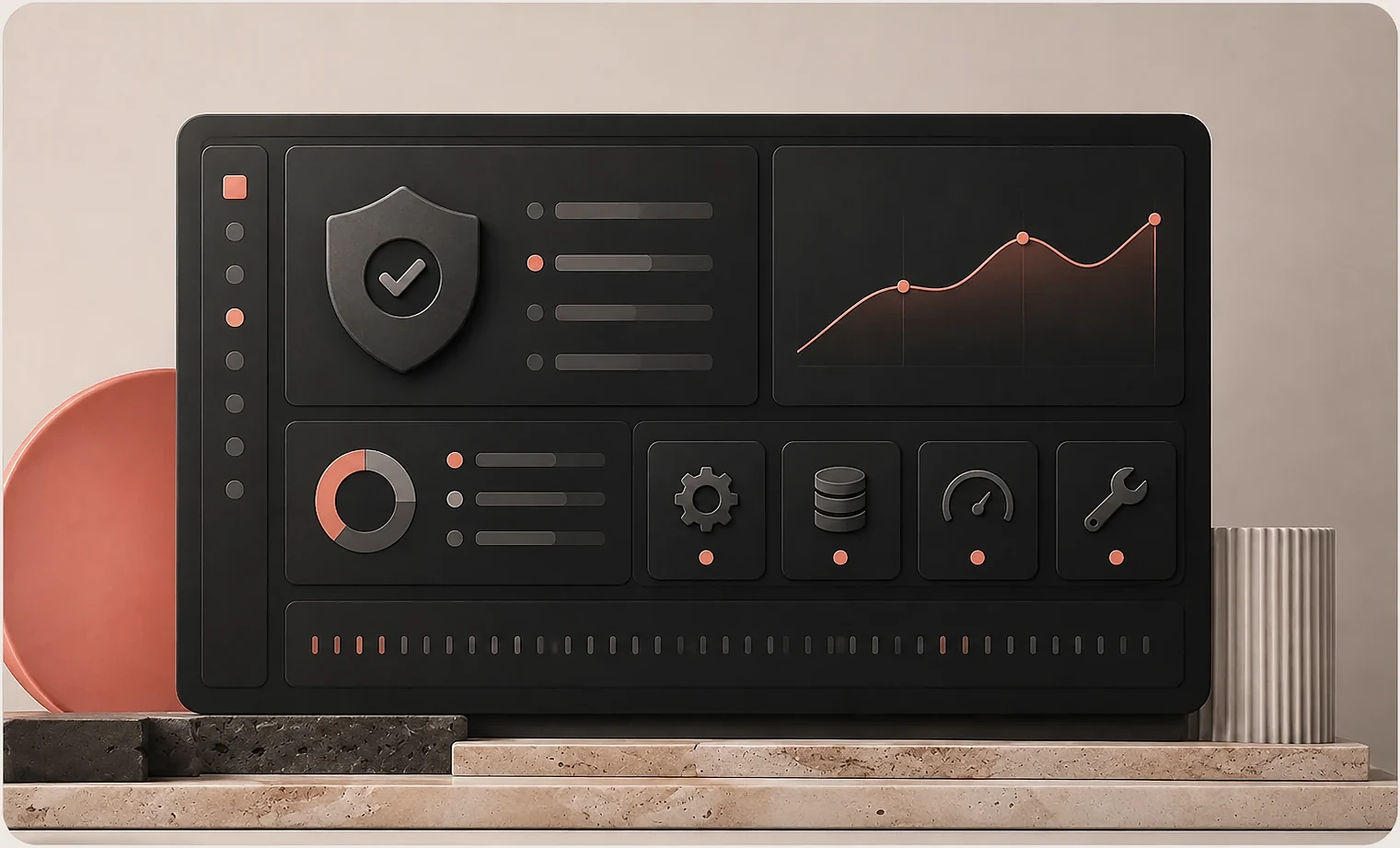 Visual profesional del servicio de mantenimiento web