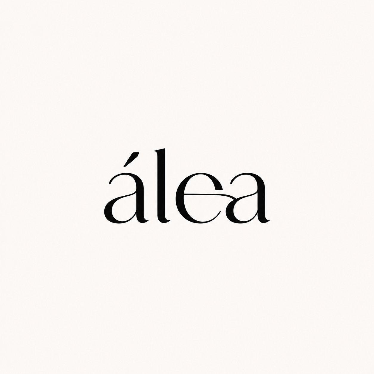 Logotipo original Alea