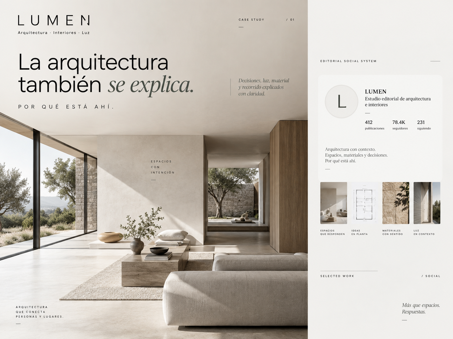 Case study de redes sociales LUMEN