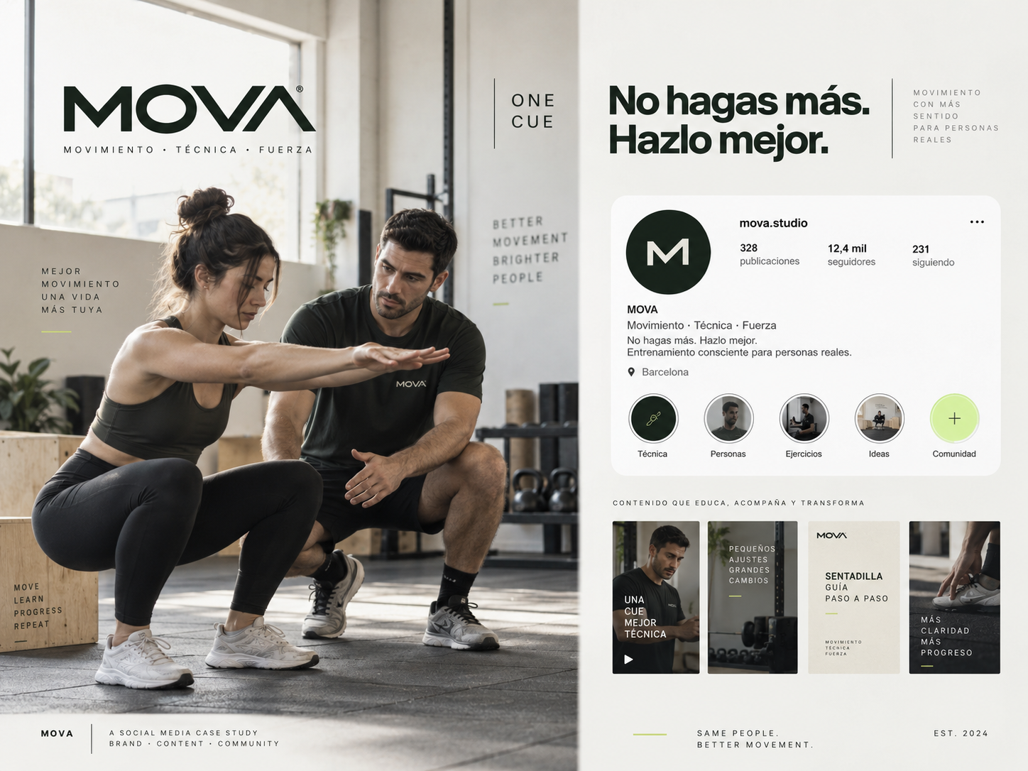 MOVA · vista principal del proyecto