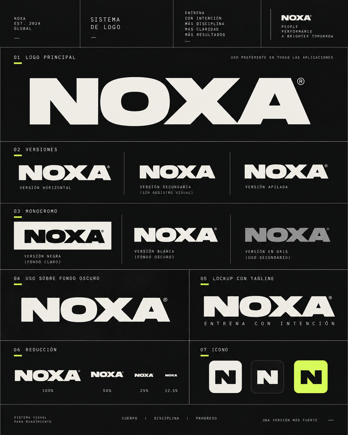 NOXA · detalle de diseño
